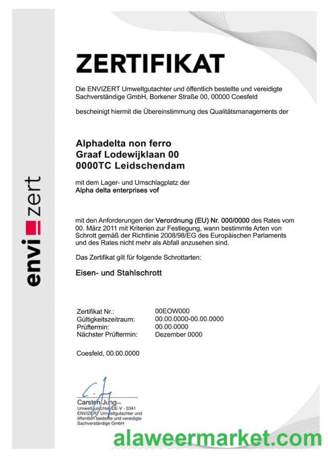 Germany Envizert GmbH zertifikat certificate PSD